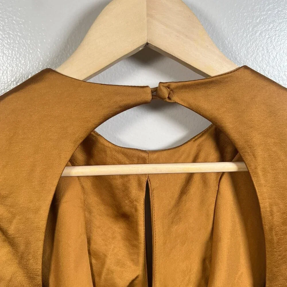 Significant Other Demi Dress Size 2 Copper Maxi Event Party Wedding Guest Gala
